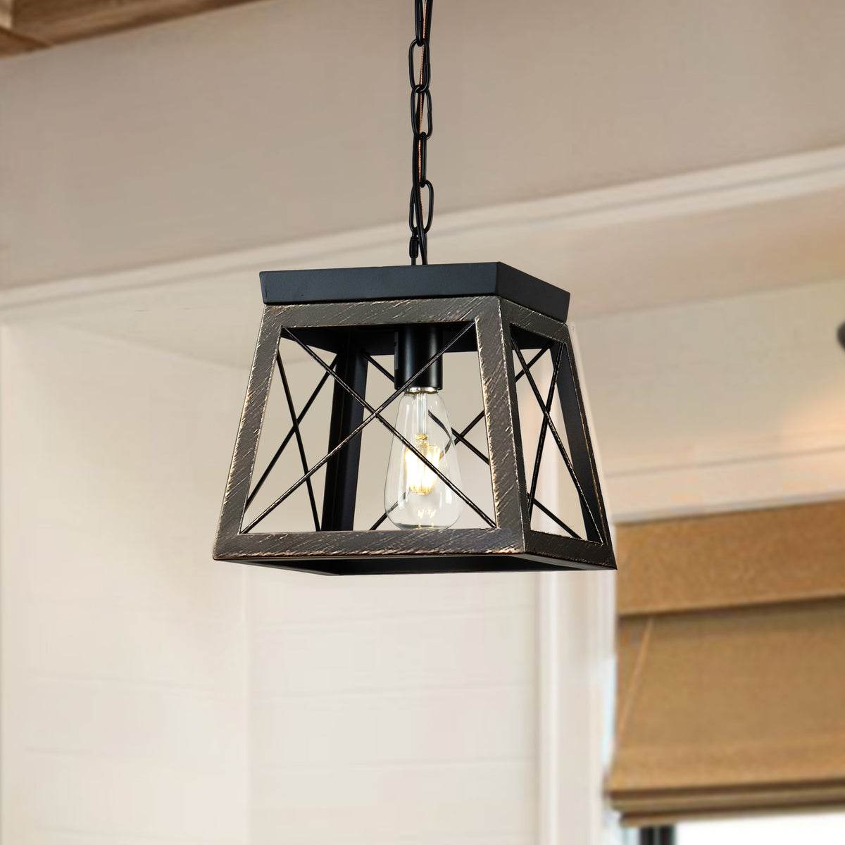 Farmhouse Mini Square Pendant Light