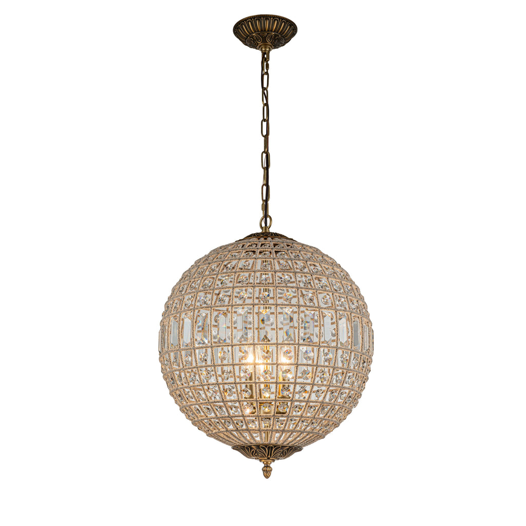 Aurora Antique Brass Small Chandelier – Deborah l kerbel